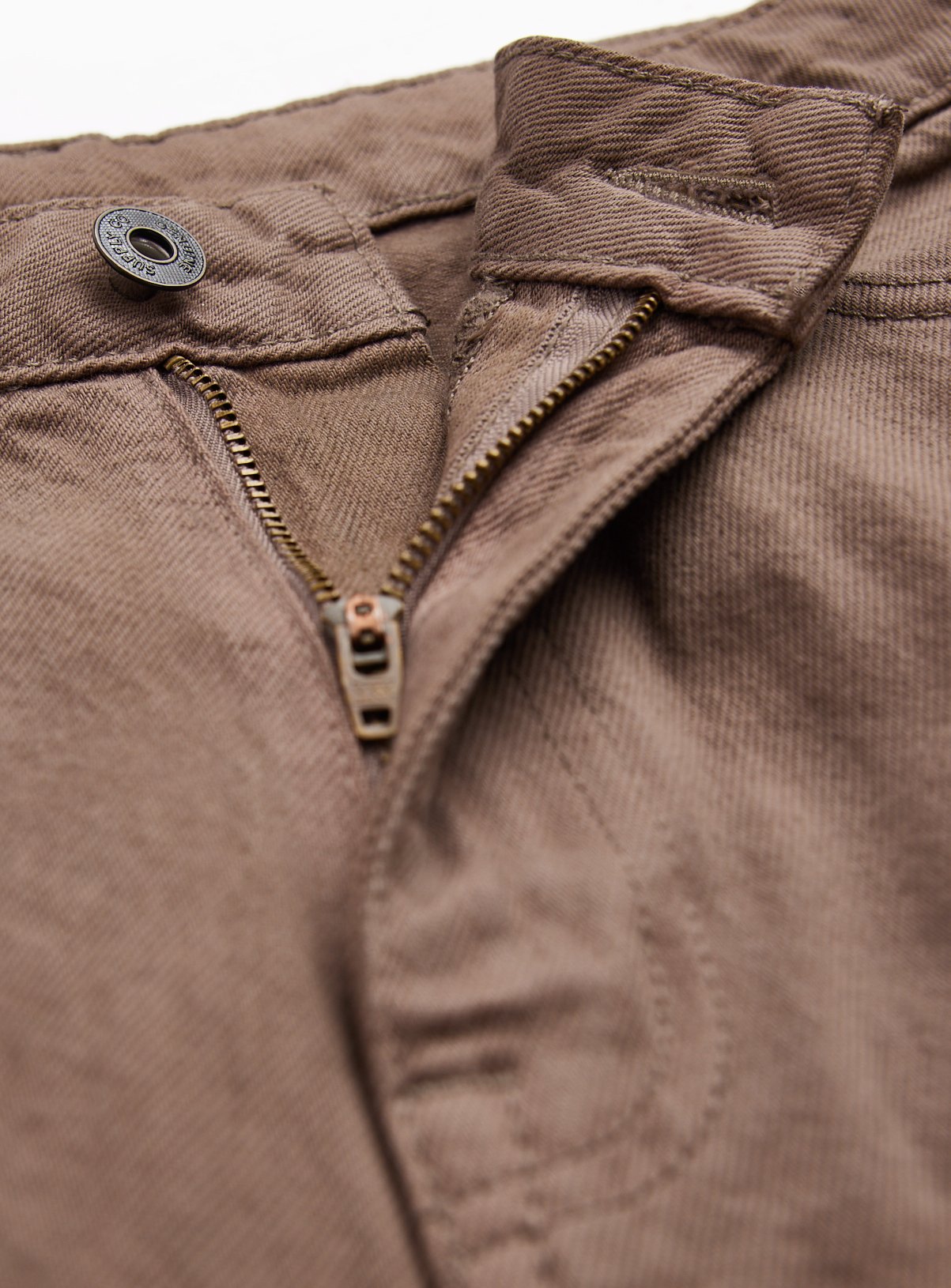 Brown Straight Leg Jeans 42L - Image 5 thumbnail